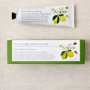 Cottage Greenhouse Lemon Blooms & Honey Shea Butter Hand Cream 4oz New
